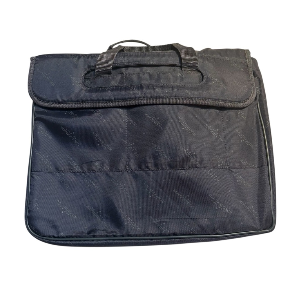 Travel Laptop Bag U.S. Luggage New York Navy Unisex Padded Nylon
